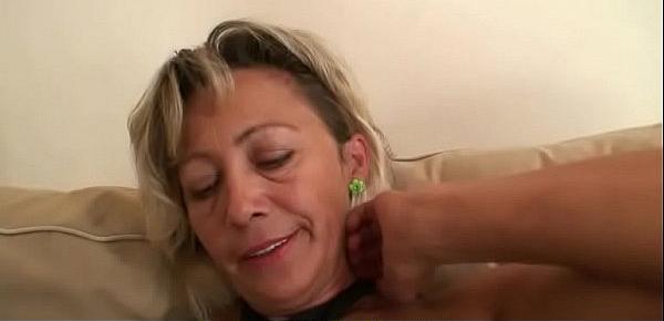  Hot mom-in-law sucks and rides his dick